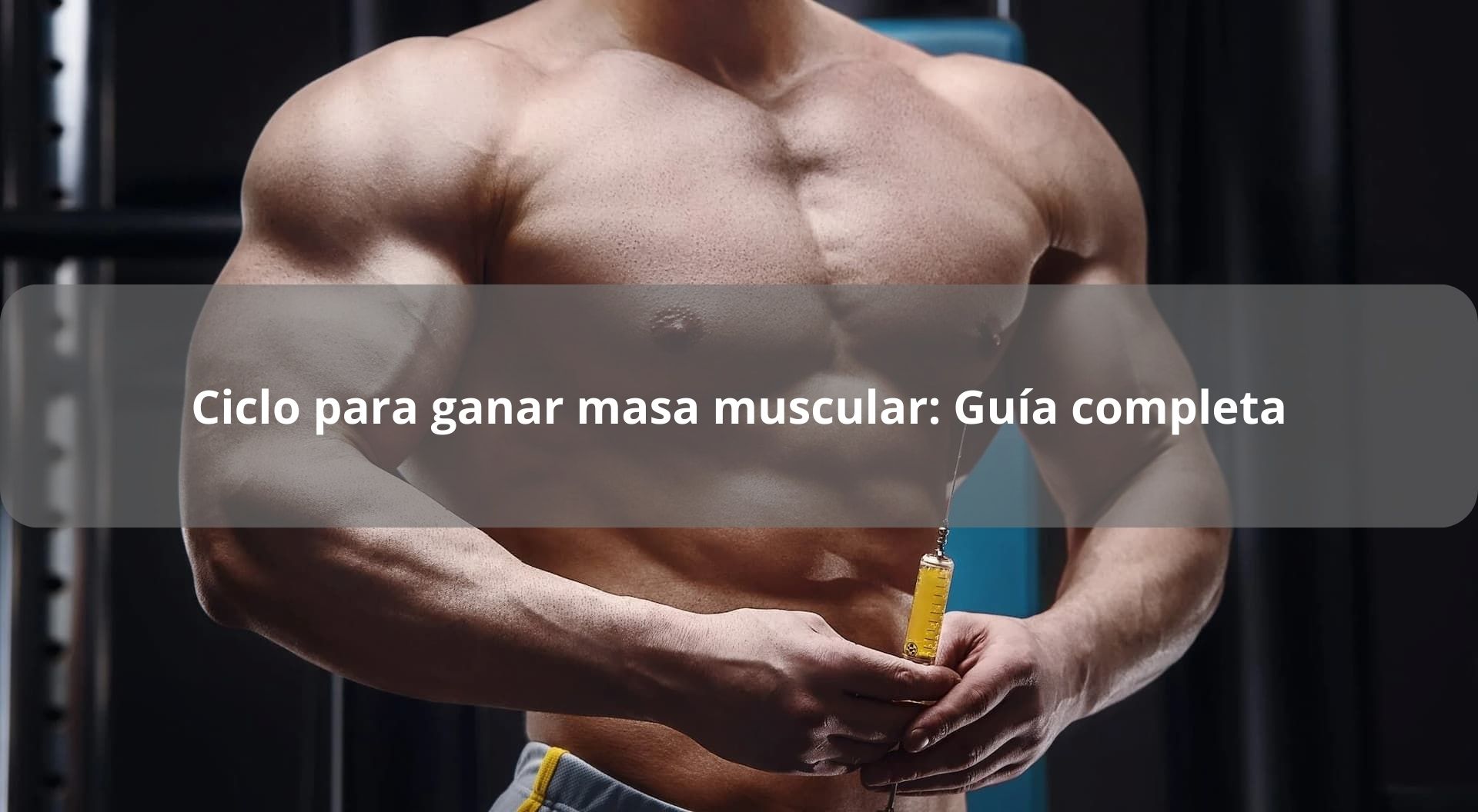 ciclo para ganar masa muscular